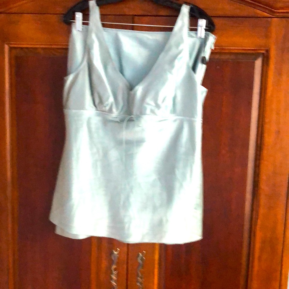 Vintage 1990’s.  Tahari pale Blue Suit/Dress